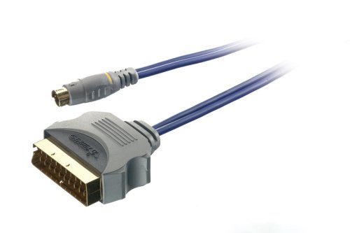 Vivanco SIVS 1102 Videokabel, S-VHS-Stecker - Scartstecker, 2,0m