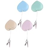 ANDRESLAD 4 Stück Silikon Reinigungstücher für Bildschirme Kameralinsen Staub und Fingerabdruckentferner Kompakt für Handy Tablet Brillen und Kamera