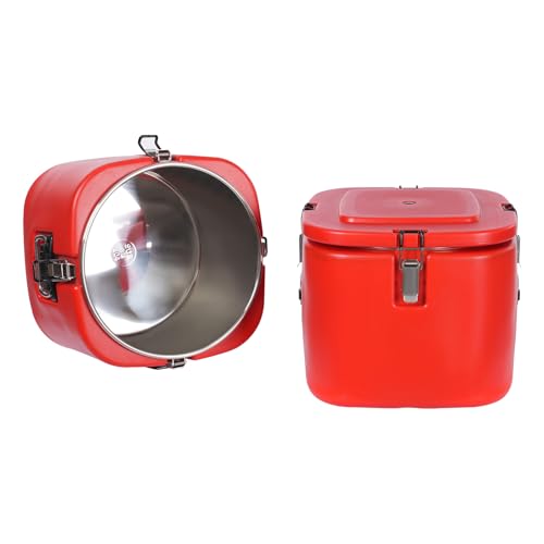 2 Pcs Insulated Beverage Containers, 5.28Gal Food Warmers Food Hot Box, Portable Cold Hot Drink Container, Insulation Food Soup Warmer with Carrying Handles