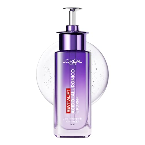 L'Oréal Paris Siero Revitalift Filler HA + PDRN, Revitalift Filler, 30 ml​ | Azione Rimpolpante, Idratante e Anti-Rughe, Pelle Soda e Levigata, Formula Potenziata Con Acido Ialuronico e PDRN