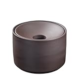 YHxFlux Cenicero Cenicero de Arcilla Morada Color sólido for el hogar, la Sala Estar, Oficina y Mesa té Cenicero Portatil