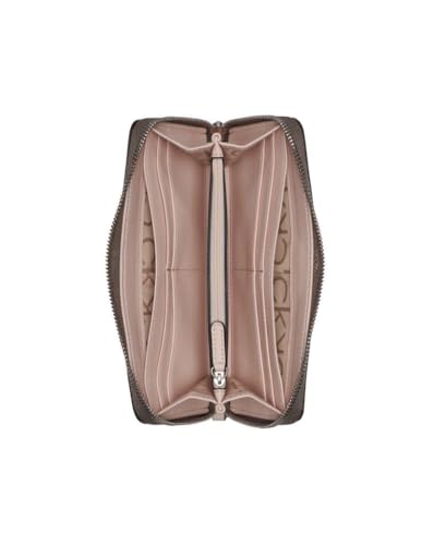 Image of Calvin Klein Women's Key Item Saffiano Continental Zip Around Wallet With Wristlet Strap