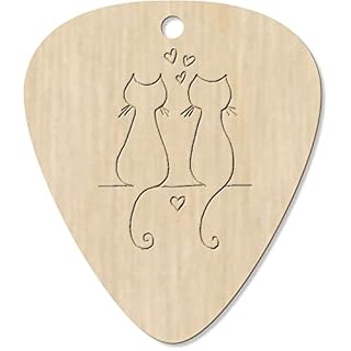 7 x ‘Aimer Les Chats’ médiator/pic de Guitare (GP00027087) - Les Beatles, Paul McCartney, John Lennon, RIngo Starr, George Harrison