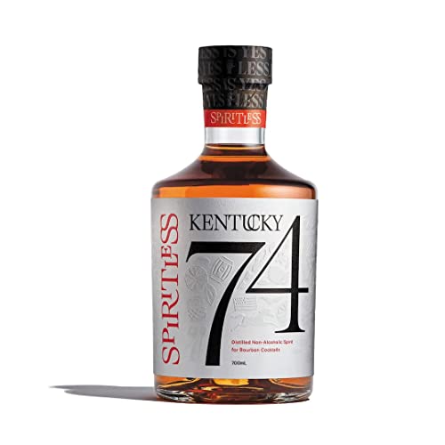Kentucky 74 Non-Alcoholic Bourbon Whiskey, 700ml Bottle