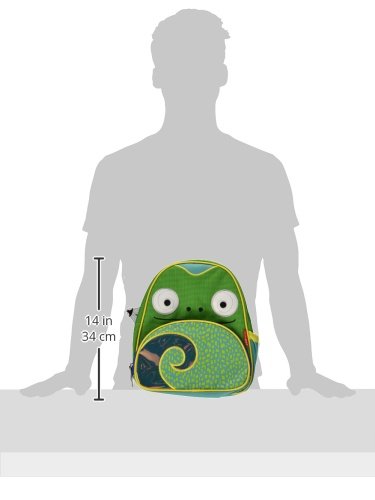 Miniatura 8 de Mochila aislada de Cody Camaleón de Skip Hop Zoo verde para niño 12 pulgadas