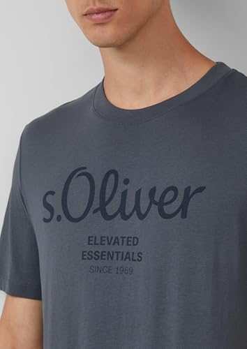 s.Oliver Baumwoll-T-Shirt mit Logo-Print – Ansicht 3