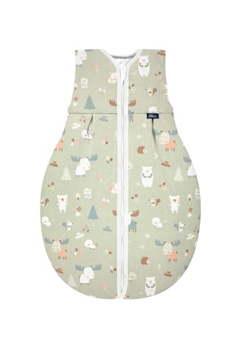 Alvi Kugelschlafsack Thermo Baumwolle Baby Winterschlafsack, 2.5 TOG,...
