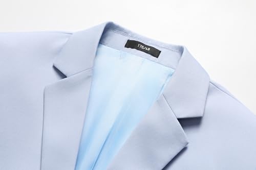 Two-Piece Men's Suit Classic Fit Business Suit Jacket & Matching Pants Wedding, Interview, Formal Sizes4