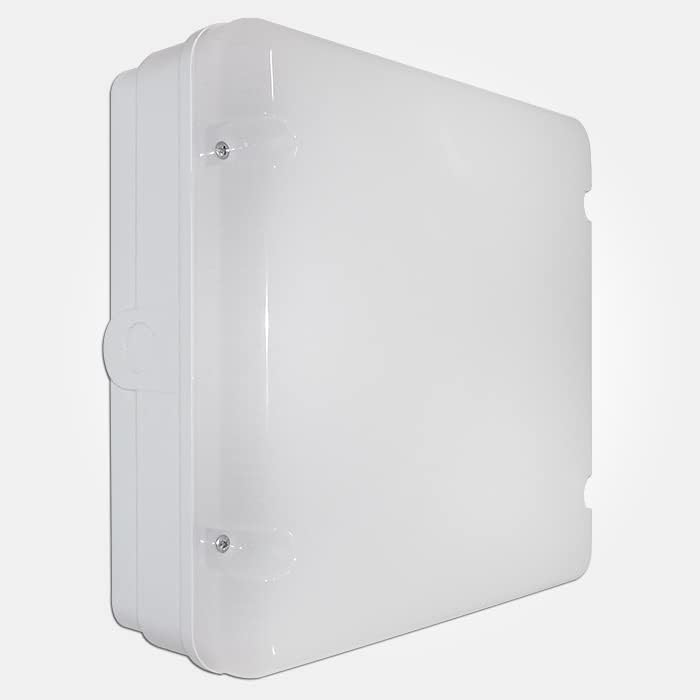 LEDBRITE LED Wall Light 15 Watt IP65 Utility Bulkhead Square White Weatherproof Industrial