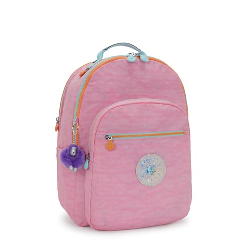 Image of Kipling Women's Seoul Extra Large 17 inch Laptop Backpack, Durable, Roomy with Padded Shoulder Straps, Built-In Protective Sleeve