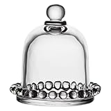 Amagogo Soporte de para Tartas pequeñas con cúpula, Bandeja Multiusos para postres, Plato Redondo para Tartas, Size L