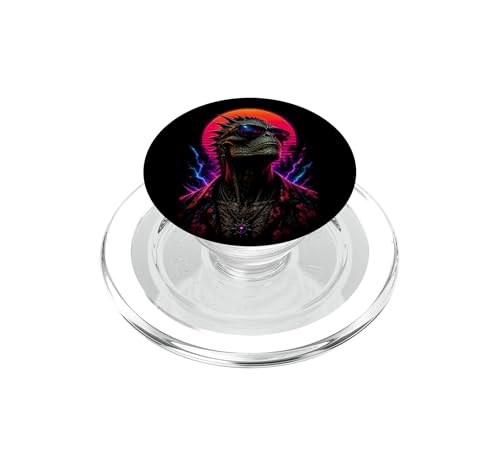 PopSockets PopGrip pour MagSafe compact au design extraterrestre rétro