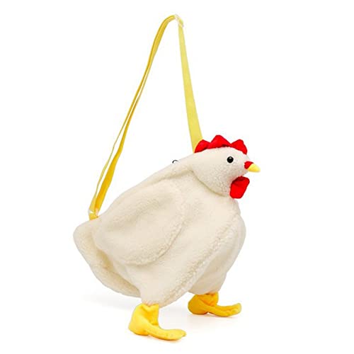 AWXZOM Cute Chicken Purse - Hen Handbag Cartoon Tote Bag For Women
