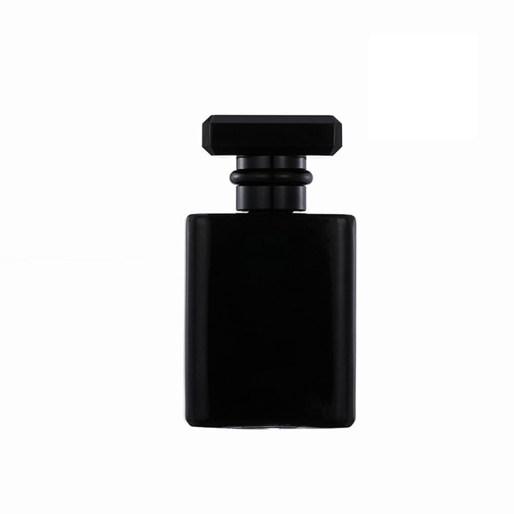 5-20 szt. 30 ml 50 ml podróżna szklana butelka z rozpylaczem, pusta przezroczysta czarna butelka na perfumy, zestaw kieszonkowych pojemników na mgiełkę (czarne złoto, 10 szt., 50 ml)