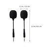Hemobllo 2pcs Mini Denoise Condenser Microphone for Mobile Phone Computer Tablet Bendable Soft Hose Design for Singing Microphone for Recording and Streaming Mic Use #1
