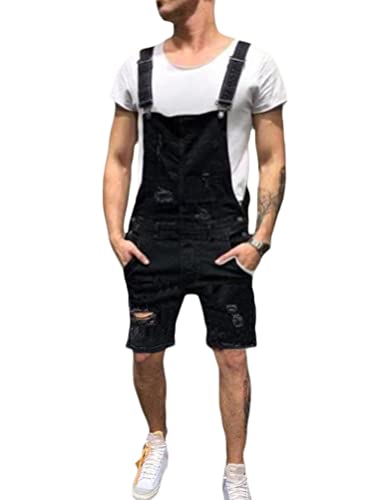 Salopette de travail homme stretch en denim résistant