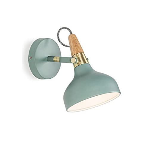 Lampe Chevet Vert Macaron Interrupteur Câble Applique Scandinave
