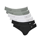 Zorba Kit 6 Cuecas Slip Algodão 791 Masculino Preto/Branco/Grafite - G