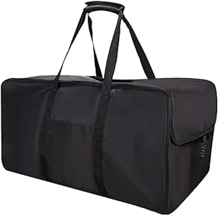 Golf Push Cart Bag 3 Wheel Folding Carry Bag for Caddytek,Carts Cover Protector Black Extra-Large Capacity Cover Collapsible