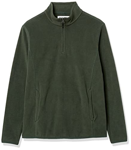 Image of Amazon Essentials Men's Quarter-Zip Fleece Pullover Jacket, Insulated for Cold Weather
