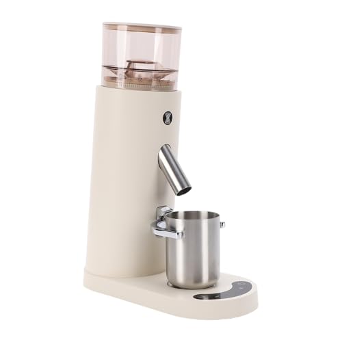 Image of Electric Coffee Grinder Optimal Grinding Speed Anti Static Rechargeable Coffee Bean Grinder for Home Use with Multiple Grind Setting for Connoisseurs and Home Baristas (685 Apricot)