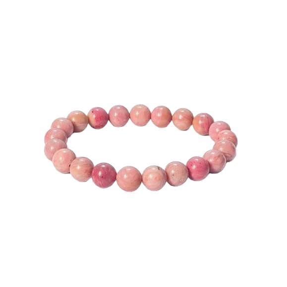 Divinity Healing Crystals Natural Real Crystal Certified 8 mm Bracelet for Men and Women for Good Luck, Love, Abundance, Healing and Meditation (Natural Pink Rhodonite Bracelet) (B0C71JW6NR) Amazon Price History, Amazon Price Tracker