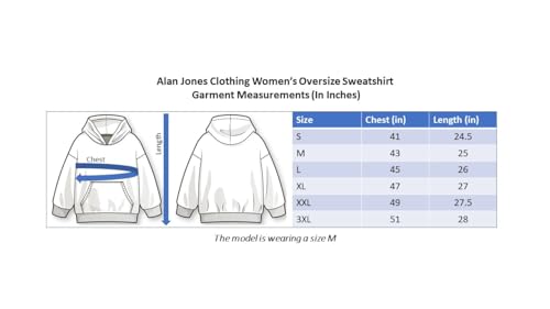 Image of Alan Jones Clothing Cotton Blend Oversize Zipper Women's Hooded Neck Sweatshirt