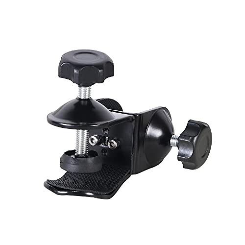 Universal Multifunction Dual C-Clamp, Paired with NextLED NT-7728 NT-7647-F Magnetic BBQ Gooseneck Grill Light, For Handle and Stainless Surface, Compatible for Weber, Traeger, Green Egg Grills