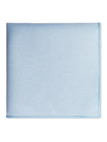Image of Luckyvestir Pocket Squares for Men Solid Color Cotton Pocket Square Mens Handkerchief for Dinner Church Wedding