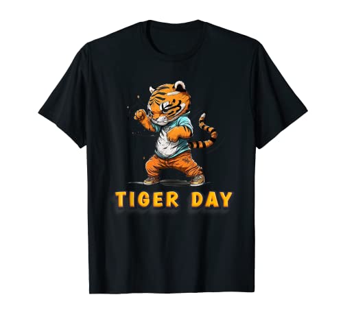 Tiger Day - Animal sauvage pour enfants - Tigre T-Shirt