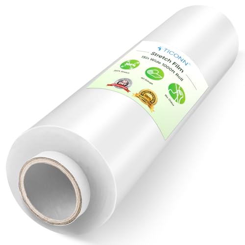 Ticonn TICONN-1614-SF1000FTNOROLL Stretch Wrap Stretch Film Roll cover