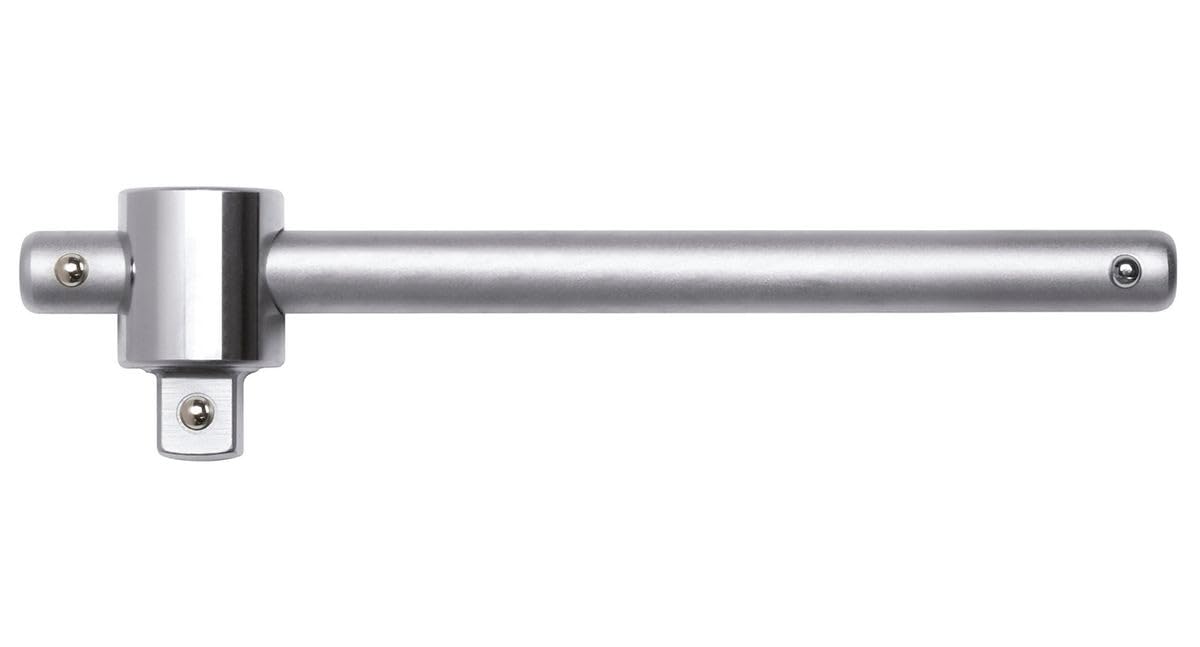 PROXXON 23704 T-Griff Mit Gleitstück – Antrieb 6,3 Mm (1/4 Zoll), ChromVanadium, Länge 100 Mm