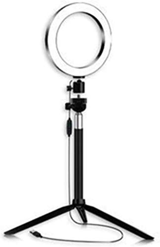 Flashes 32cm/12inch LED Ringlicht Fillin Lampe 3500K-5600K Dimmbar mit Fernbedienung + Metall Stativ Ständer Max Höhe 170cm + Einstellbare Smartphone
