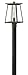 Hinkley Burke Collection Transitional One Light Outdoor Post Top/Pier Mount, Oil Rubbed Bronze w/Clear Glass