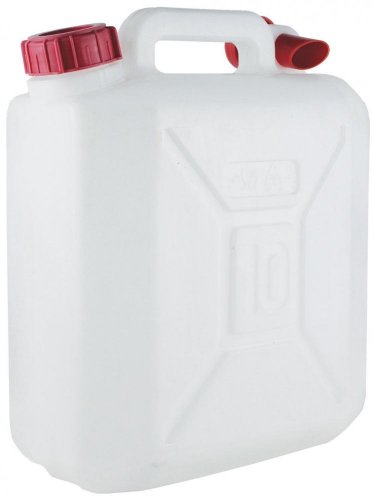 10L LITRE PLASTIC JERRY CAN WATER CONTAINER CARRIER BOTTLE WITH POURING TAP