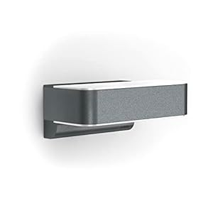 Steinel Außenleuchte L 810 S anthrazit, 9,8 W, 679 lm, LED Wandleuchte, 160° iHF-Bewegungsmelder, 5 m Reichweite