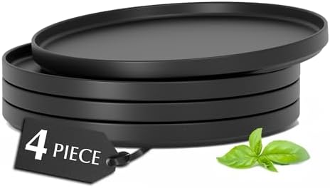 MIAMIO – Ceramic Dinner Plates Set for 4 People/Ceramic Dinnerwar...