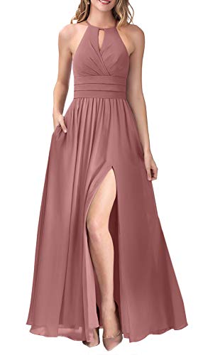 halter bridesmaid dress