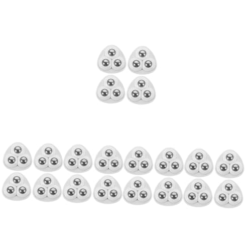 Didiseaon 5 Juegos Base De Carga Paquete De Cajas De Almacenamiento Ruedas Giratorias Ruedas Para Carro Rueda Giratoria Ruedas Universales De Acero Inoxidable Abdominales 4 Piezas X 5