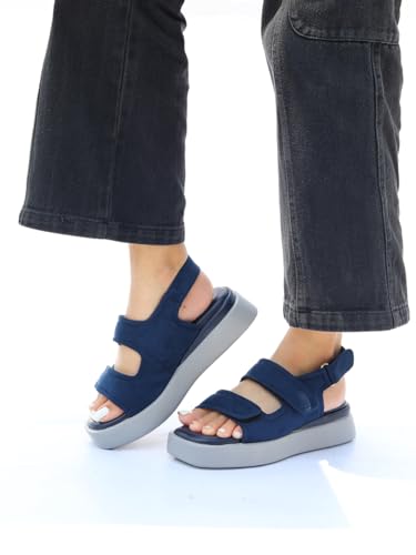 Image of MONROW Fancy And Stylish Extra Cushioning and Comfortable Fashionable Light Weight Vegan Fashion Heel Sandal for Women and Girls