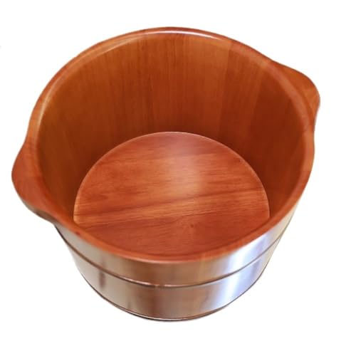 Tina de pies de madera para spa y masaje