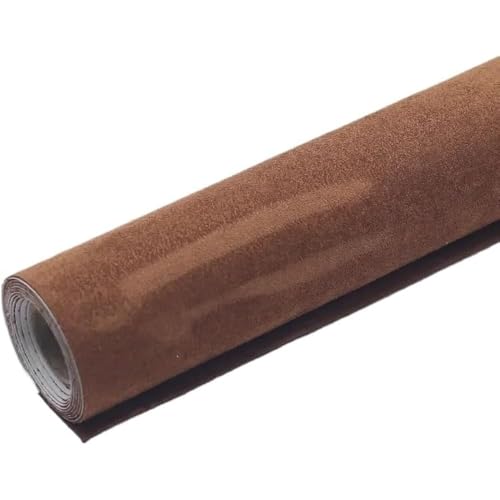 Daim auto-adhésif marron 30x150cm pour garniture et pavillon auto