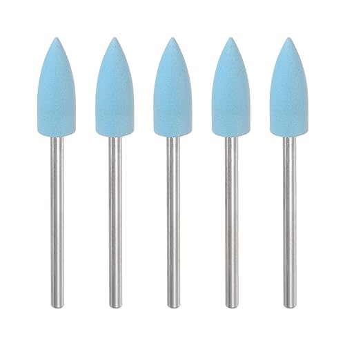 Harfington 5 Stück Gummi Polierstifte konisch