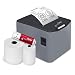 INTGRALTPV-8370 Impresora Térmica Recibos/Tickets 80mm – Puerto/Conexión: USB, LAN/RJ45, RJ11 – Corte Automático – Win, Linux, Android, Mac – Rollo Extra y pendrive Drivers – TPV POS (Gris)