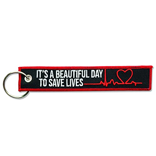 Apex Imports Beautiful Day To Save Lives Key Chain 5.5"