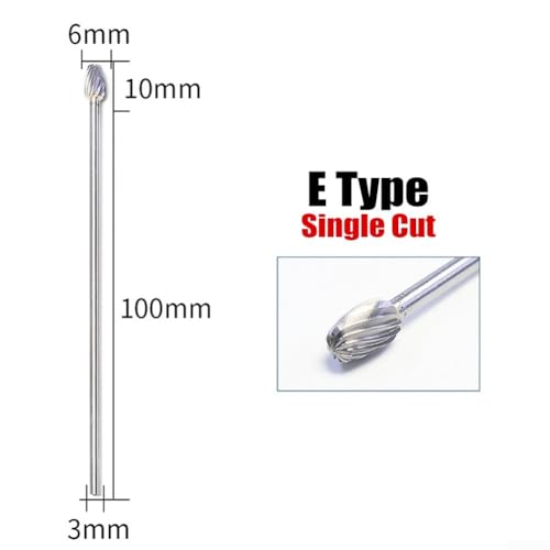 Fresa rotativa de 3mm para metal y no metálicos miniatura 5