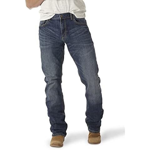 Wrangler Men's Retro Slim Fit Boot Cut Jeans Cover