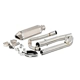 escape turbo kit aprilia rs 125 Aumenta el flujo de escape para aumentar la potencia y el torque para una conducción más agresiva.