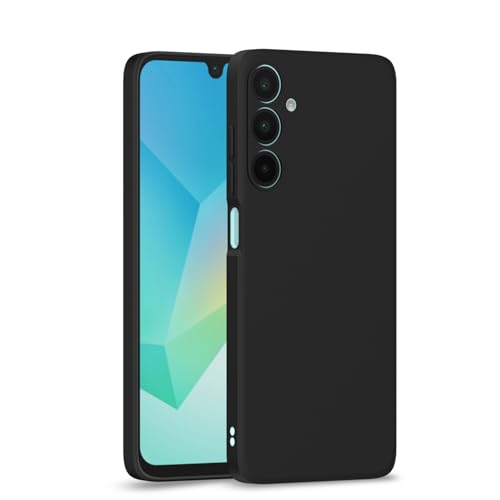 Image of Outlouders Back Cover for Samsung Galaxy A26 5G | Camera Protection | Durable Soft Matte Silicone Bumper Case (Black)