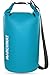 MARCHWAY Floating Waterproof Dry Bag Backpack 5L/10L/20L/30L/40L, Roll Top Sack Keeps Gear Dry for Kayaking, Rafting, Boating, Swimming, Camping, Hiking, Beach, Fishing (Teal, 20L)